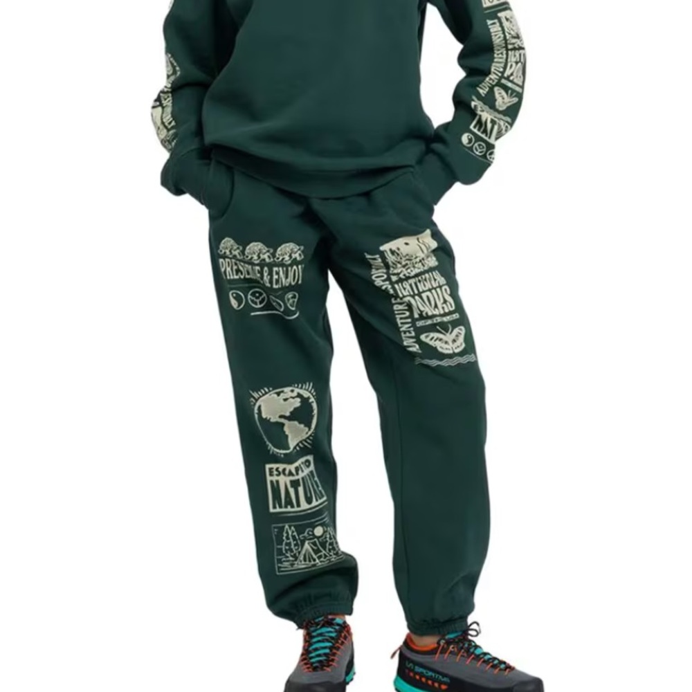 Parks Project Forest Green Graphic Track Joggers